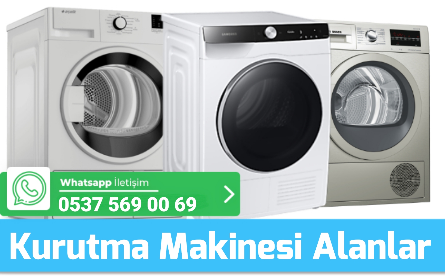 Kurutma Makinesi & Kurutmalı Çamaşır Makinesi Alanlar - 0537 569 00 69 ...